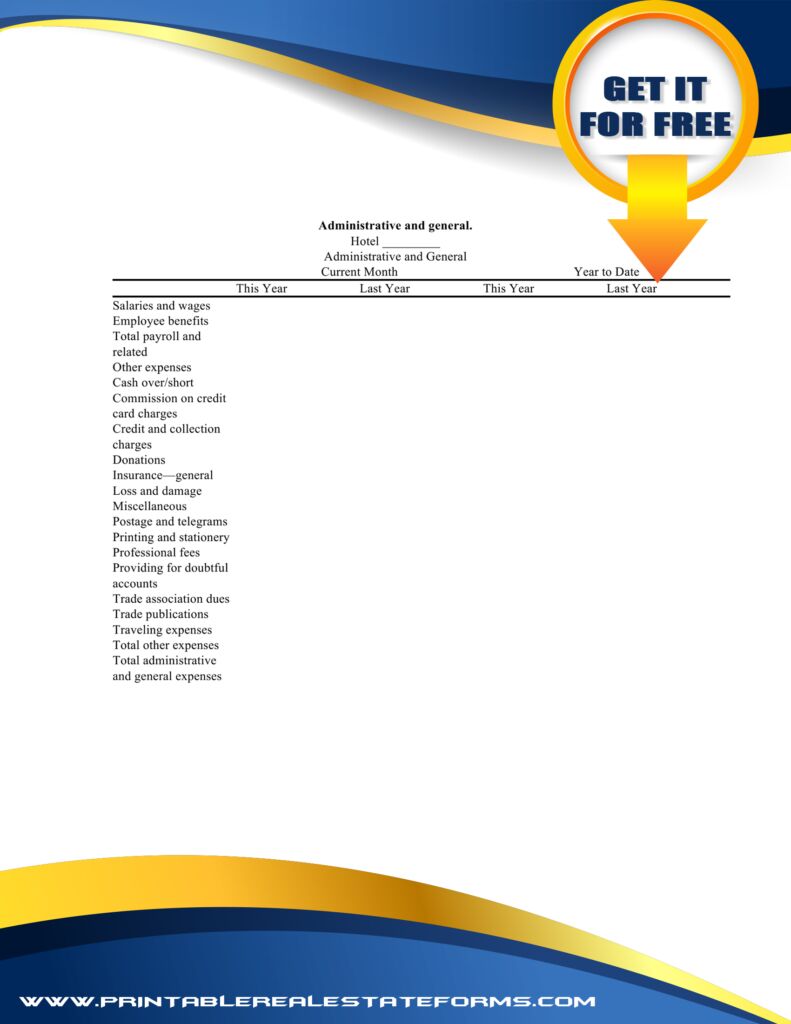 Sample Administrative And General Letter Simple Administrative And General Template