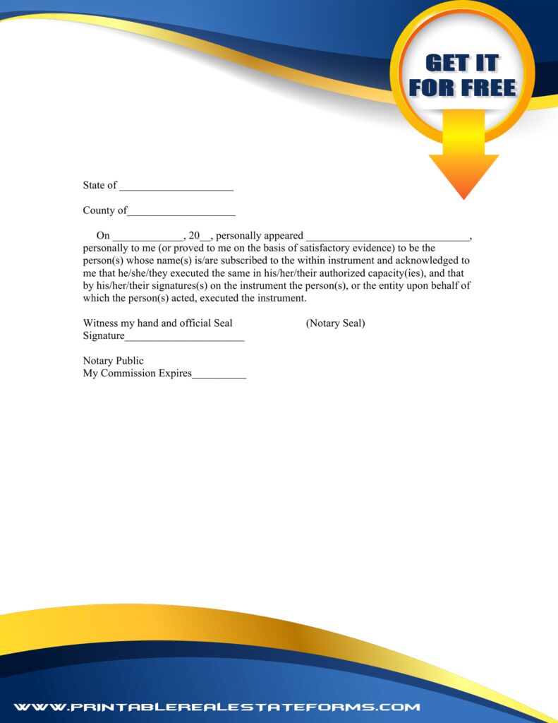 Free Warranty Deed To Trustee Forms Simple Warranty Deed To Trustee Template